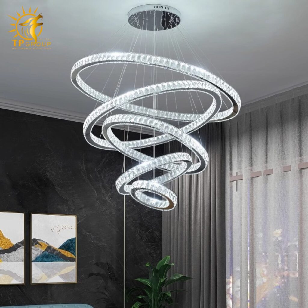 Đèn thả pha lê THD7032 14 Đèn thả pha lê THD7032