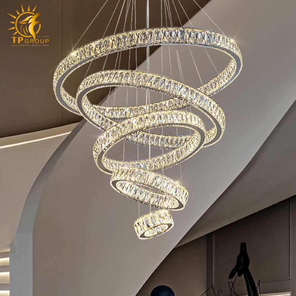 Đèn thả pha lê THD7032 15 Đèn thả pha lê THD7032