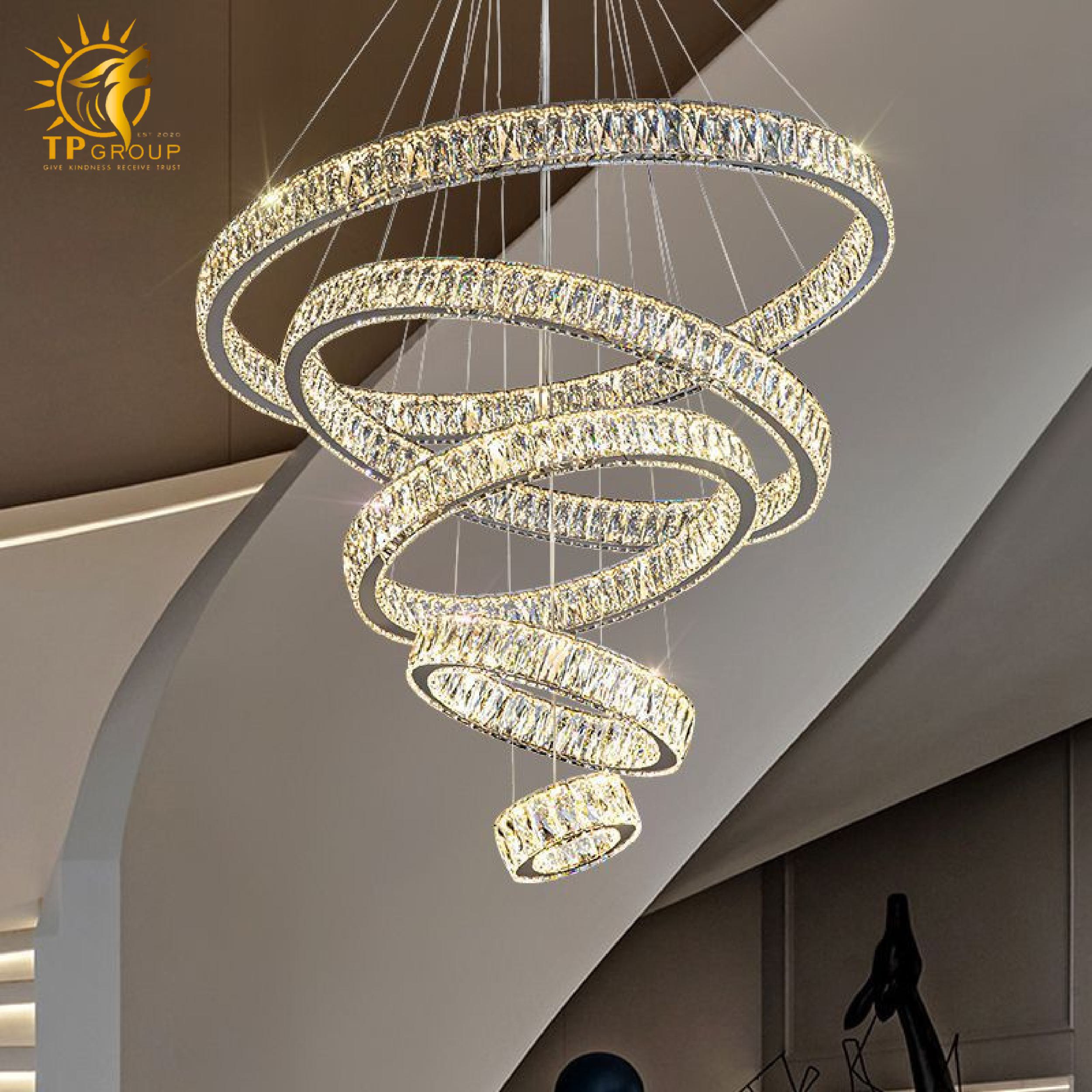 Đèn thả pha lê THD7032 6 Đèn thả pha lê THD7032