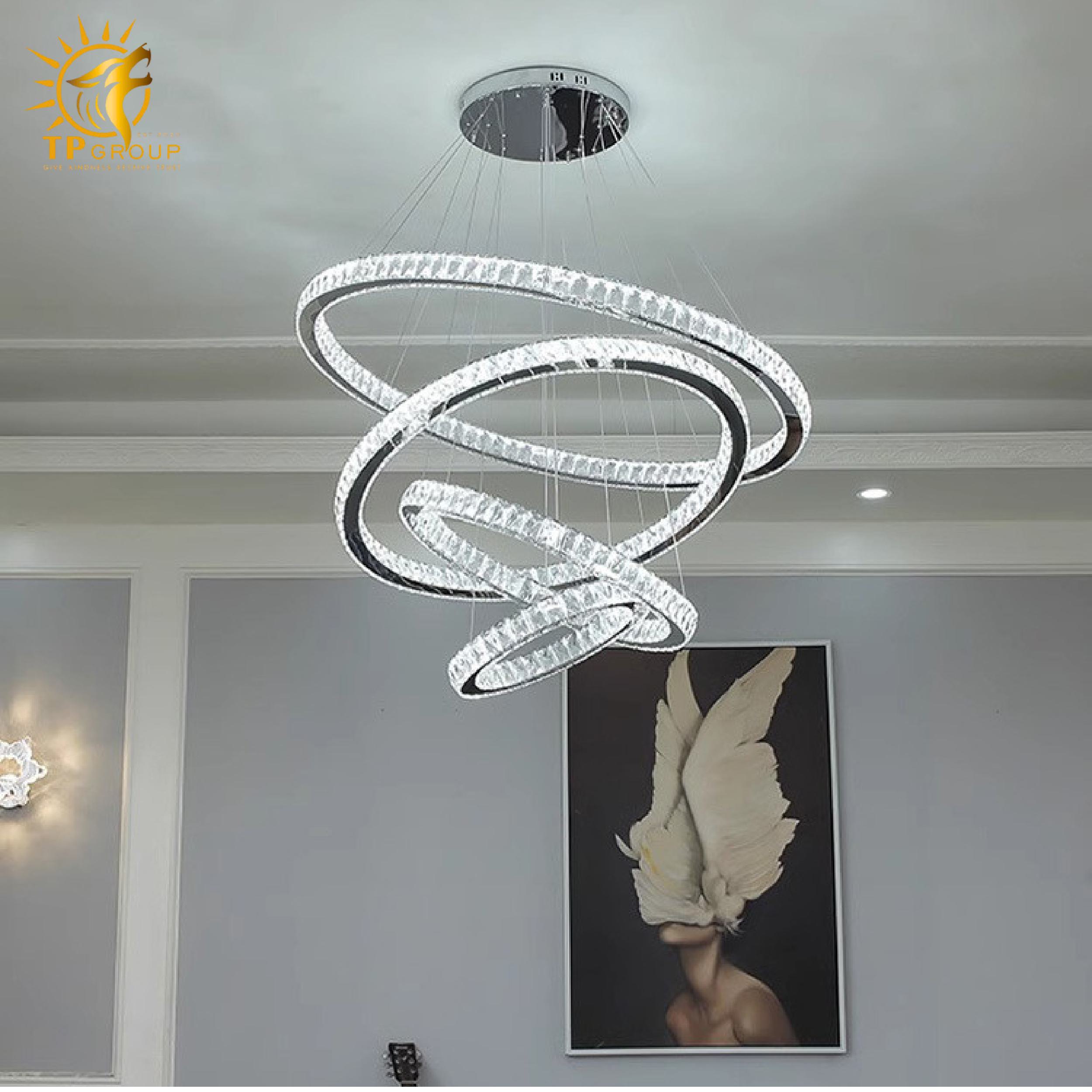 Đèn thả pha lê THD7032 7 Đèn thả pha lê THD7032