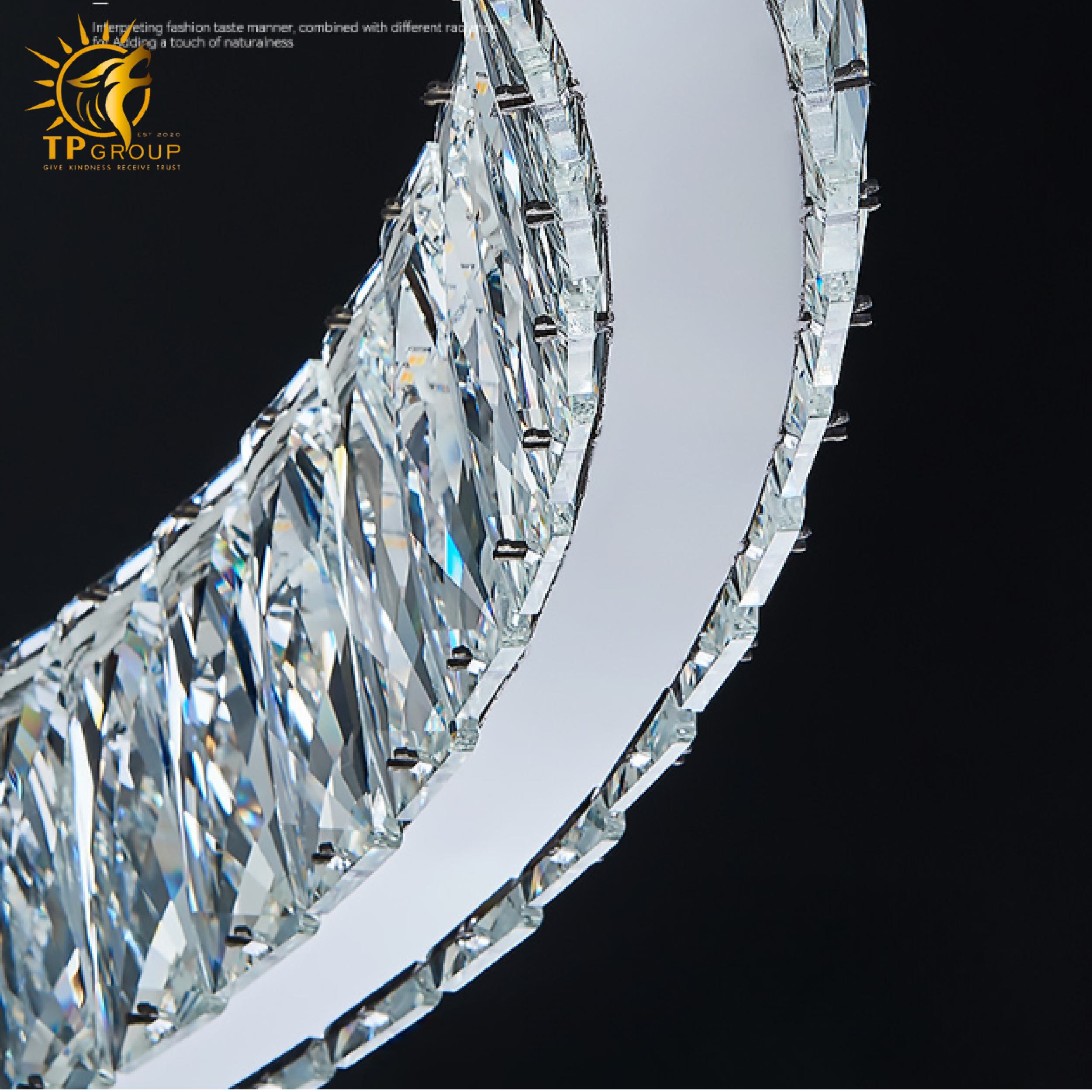 Đèn thả pha lê THD7032 10 Đèn thả pha lê THD7032