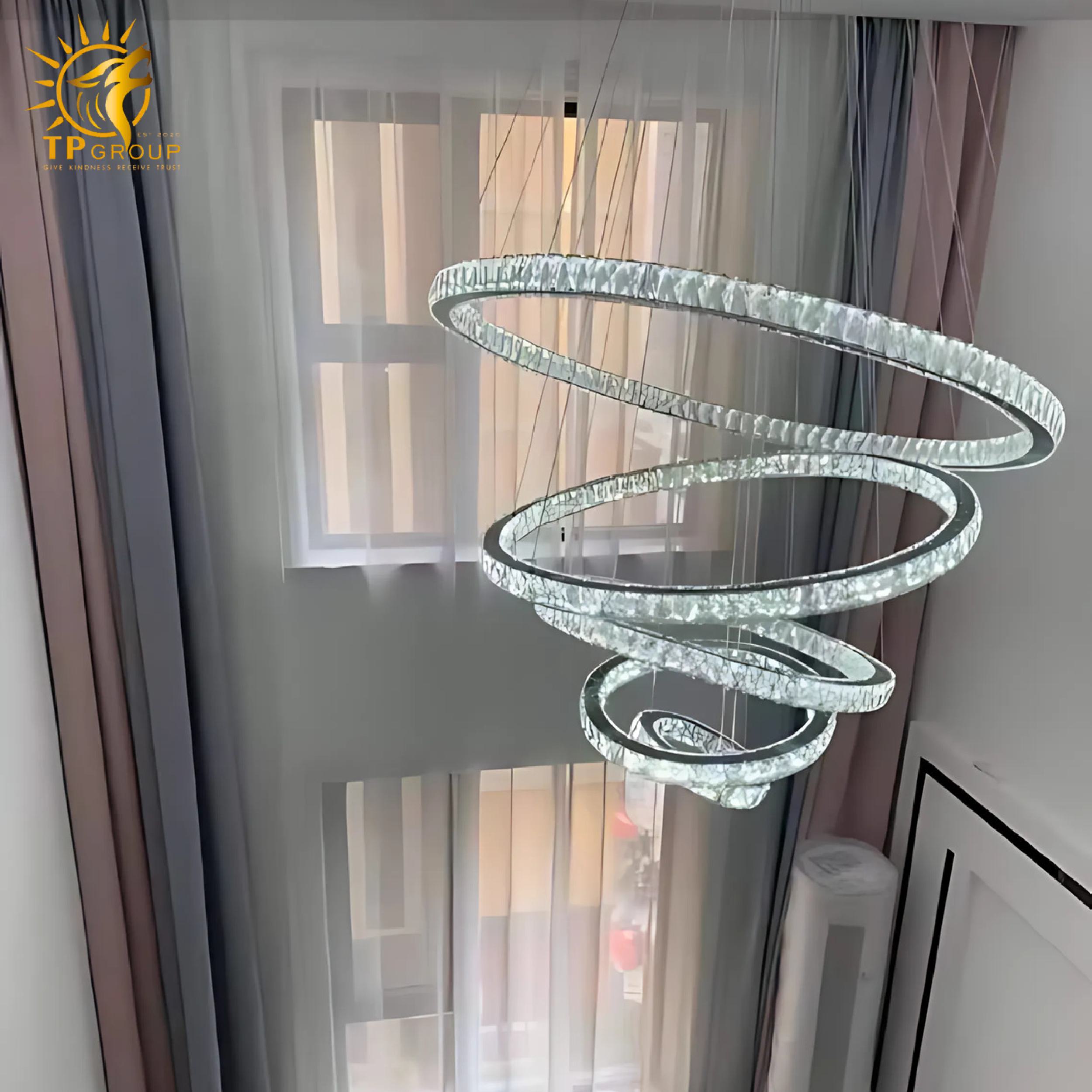 Đèn thả pha lê THD7032 9 Đèn thả pha lê THD7032