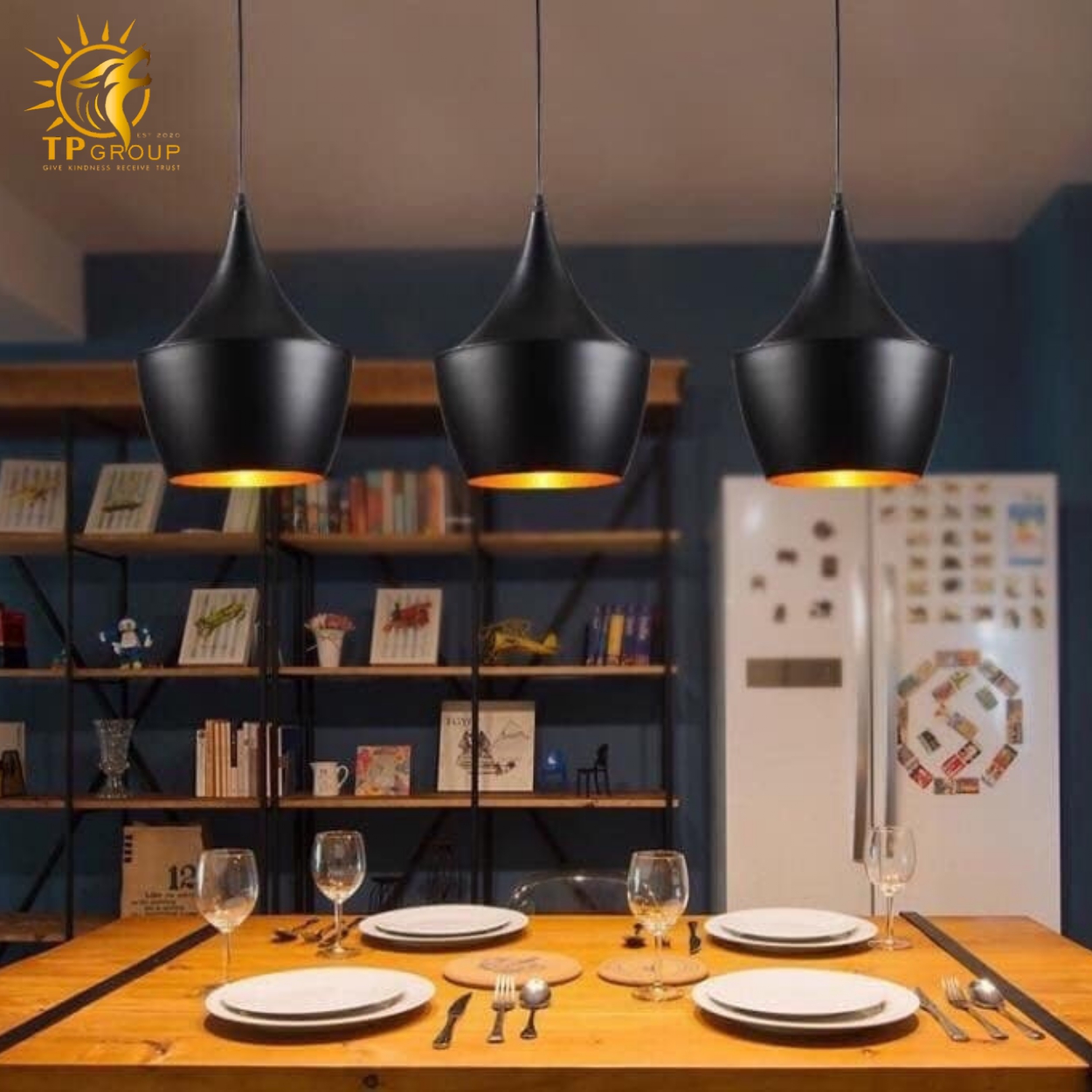 Đèn thả phong cách Retro TCF01 12 Đèn thả phong cách Retro TCF01