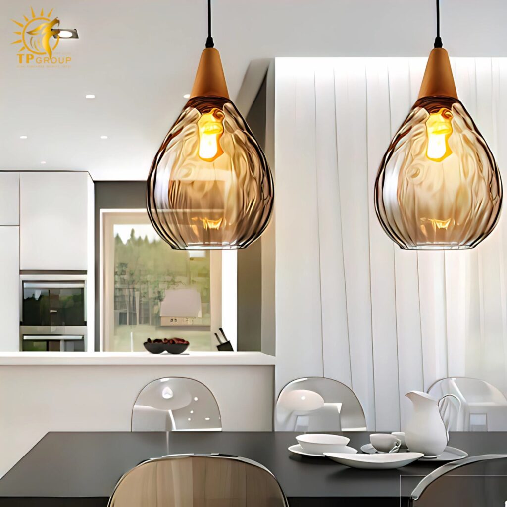 Đèn thả thủy tinh đui gỗ phong cách Vintage ZDL2982 13 Đèn thả thủy tinh đui gỗ phong cách Vintage ZDL2982