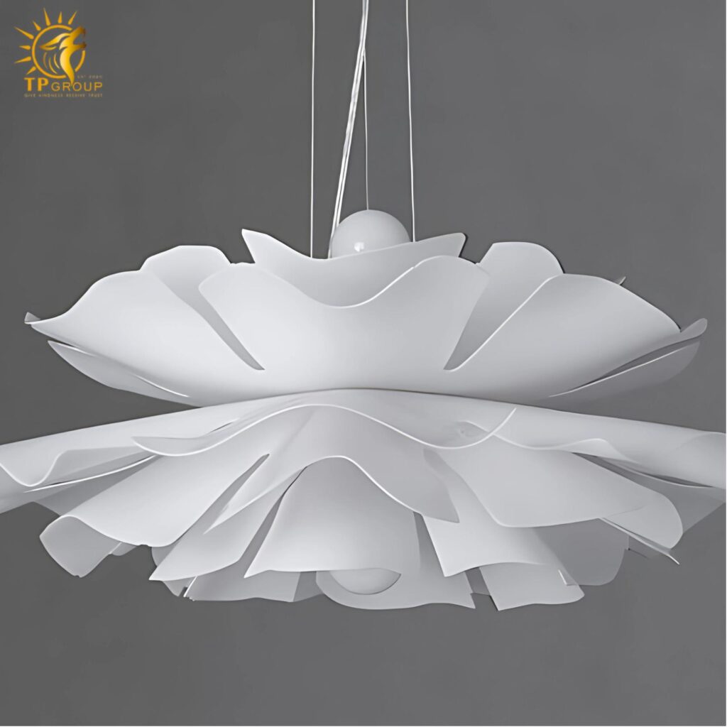 Đèn thả trần hình hoa bằng nhựa ABS XL8013