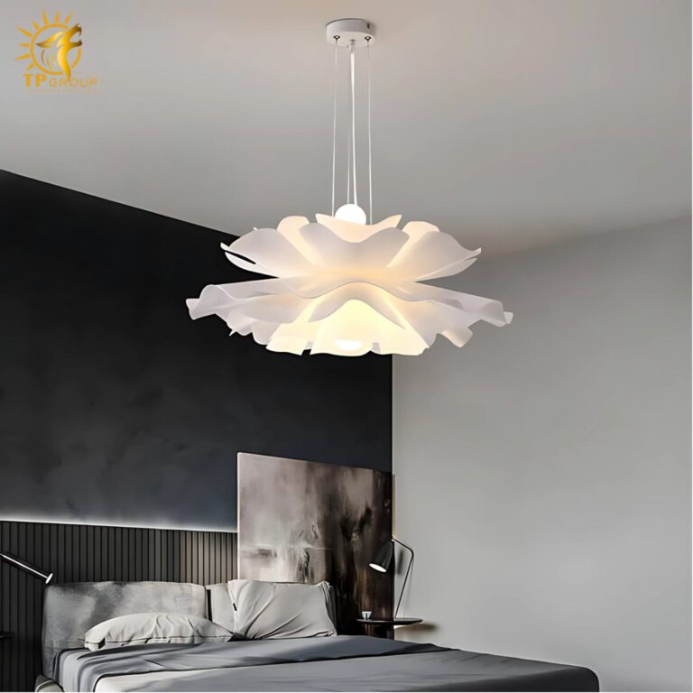 Đèn thả trần hình hoa bằng nhựa ABS XL8013