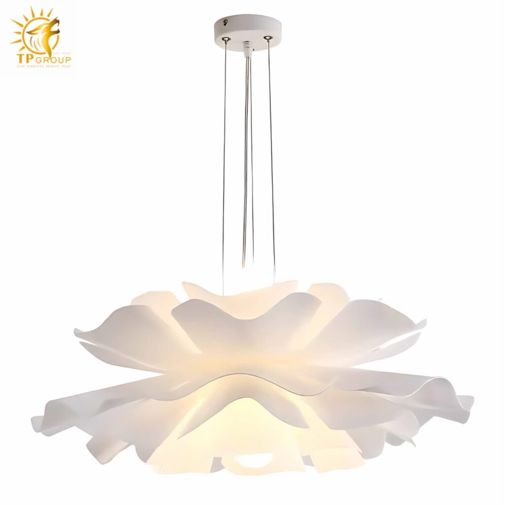 Đèn thả trần hình hoa bằng nhựa ABS XL8013