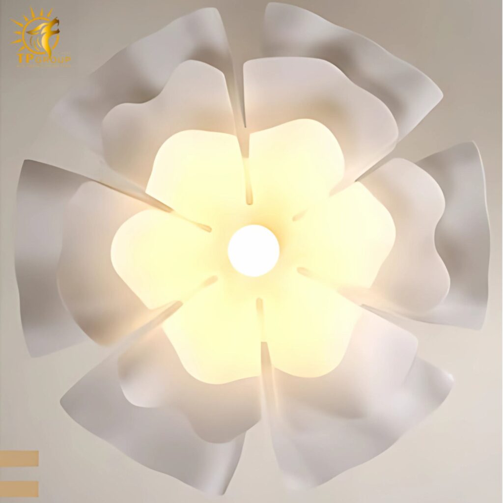 Đèn thả trần hình hoa bằng nhựa ABS XL8013