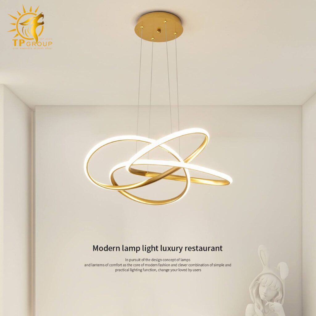 Đèn thả vòng uốn lượn TD358 7 Đèn thả vòng uốn lượn TD358
