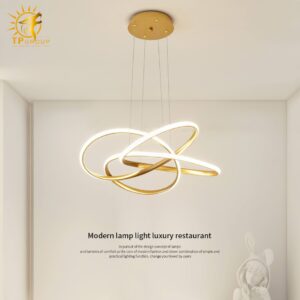 Đèn thả vòng uốn lượn TD358