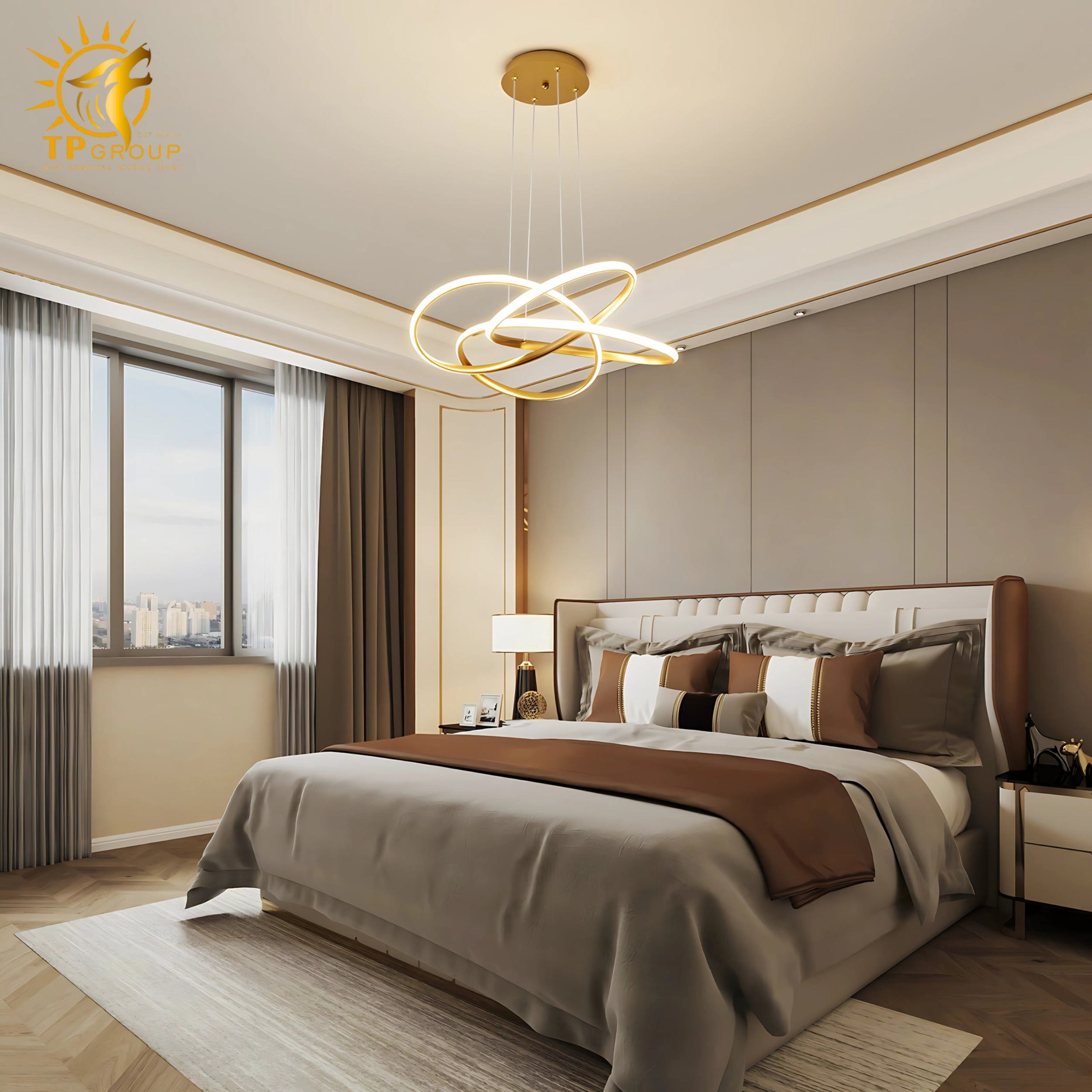 Đèn thả vòng uốn lượn TD358 5 Đèn thả vòng uốn lượn TD358 - Hình ảnh 5