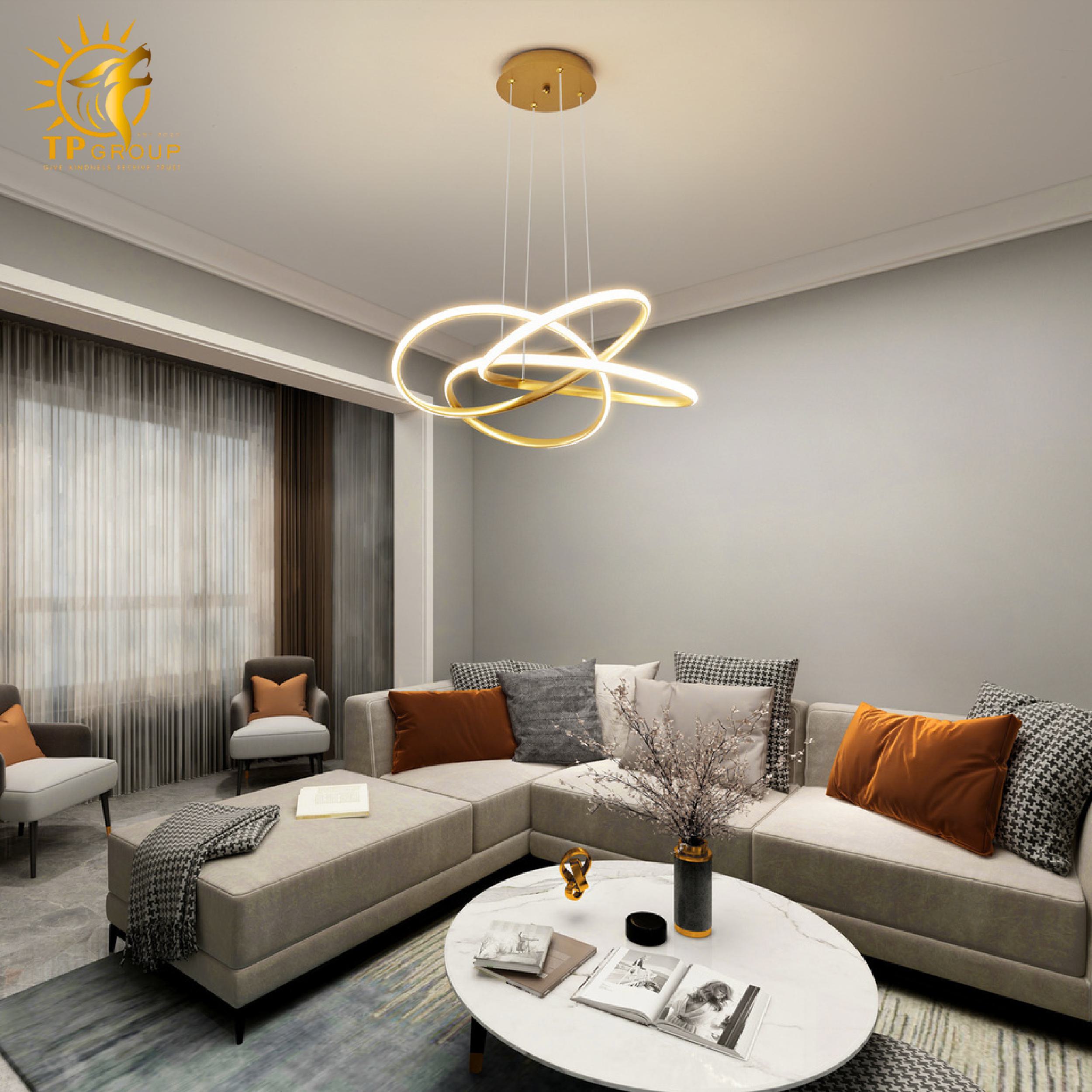 Đèn thả vòng uốn lượn TD358 6 Đèn thả vòng uốn lượn TD358