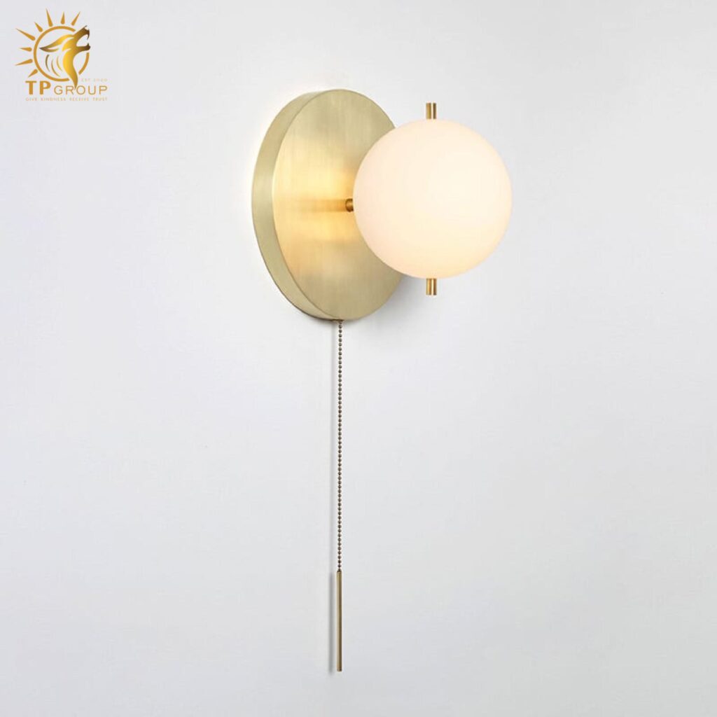 Đèn vách chao thủy tinh VK1134 20 Đèn vách chao thủy tinh VK1134