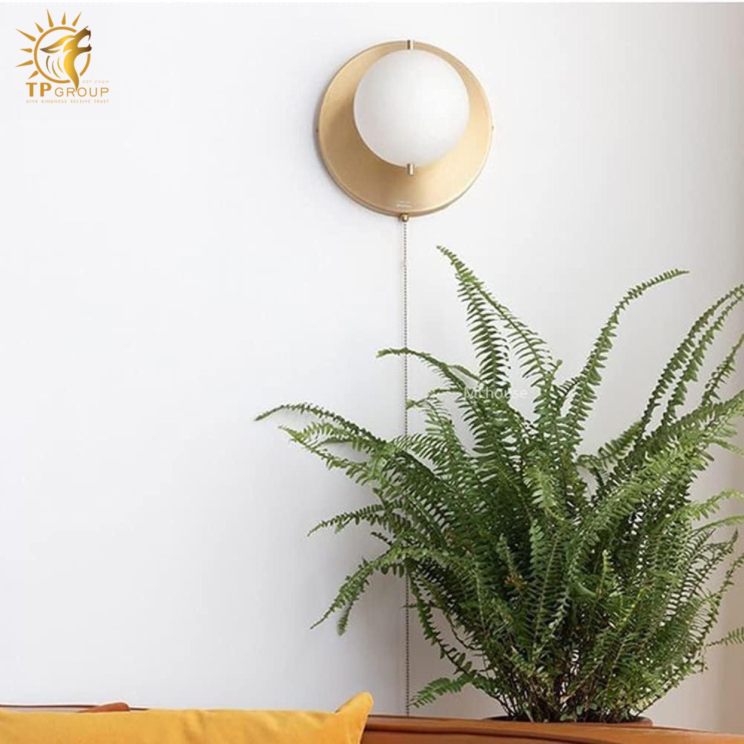 Đèn vách chao thủy tinh VK1134 9 Đèn vách chao thủy tinh VK1134