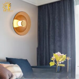 Đèn vách chau thủy tinh màu trà VL47224