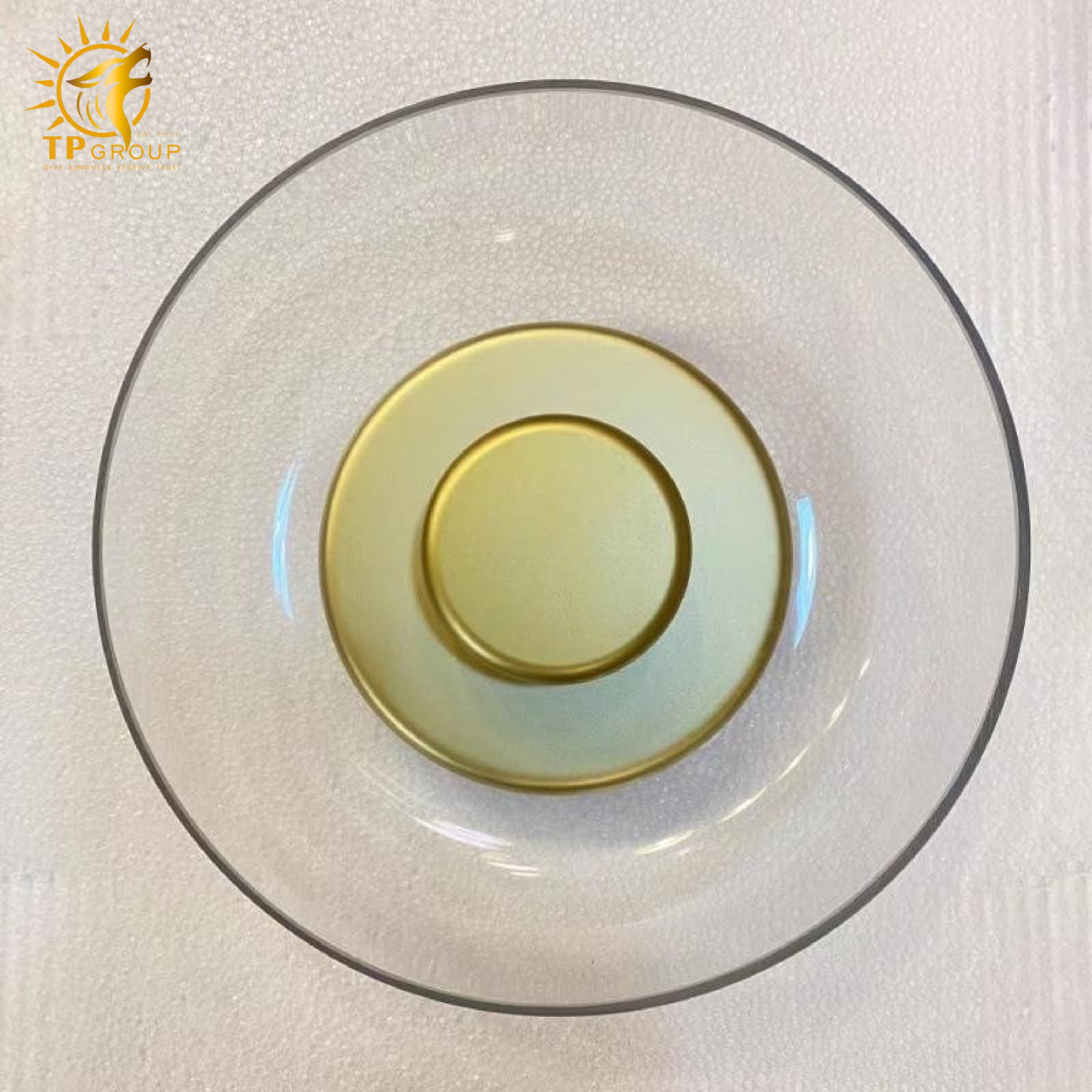 Đèn vách chau thủy tinh màu trà VL47224 4 Đèn vách chau thủy tinh màu trà VL47224