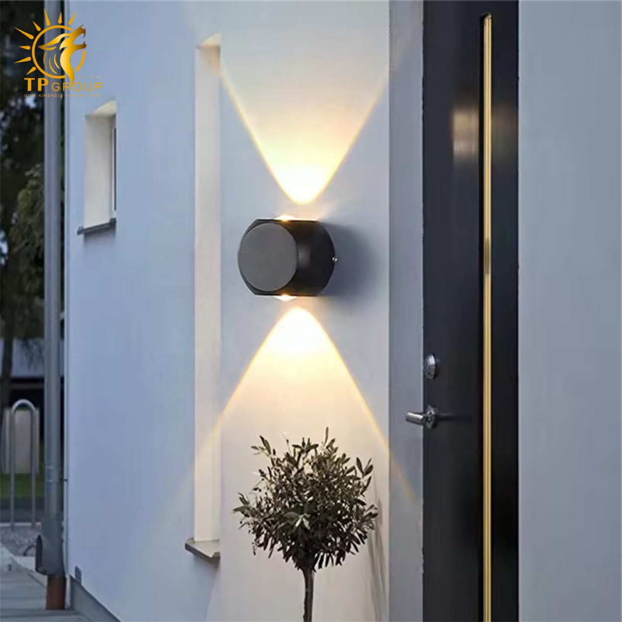 Đèn vách chiếu tia vuông 4 tia ngoài trời VNT2275 4 Đèn vách chiếu tia vuông 4 tia ngoài trời VNT2275