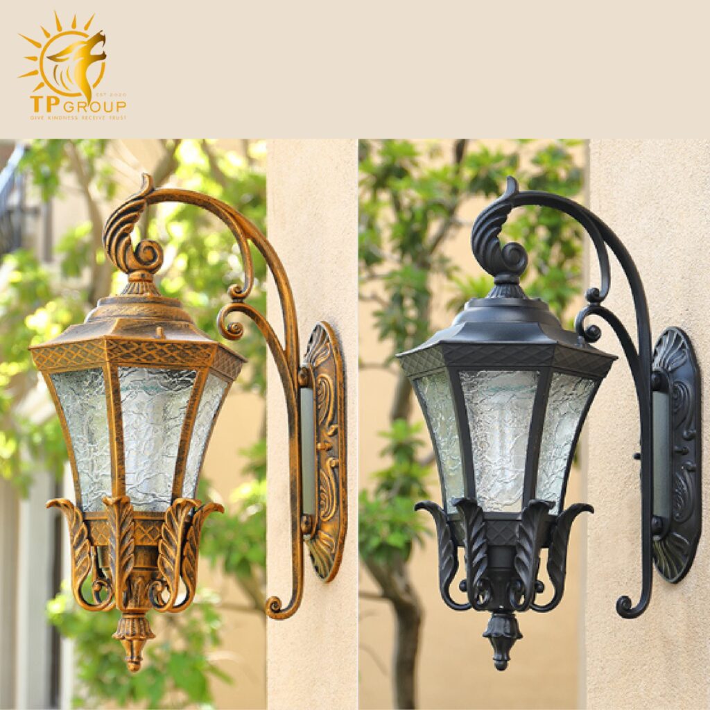 Đèn vách cổ điển ngoài trời 3829BG 