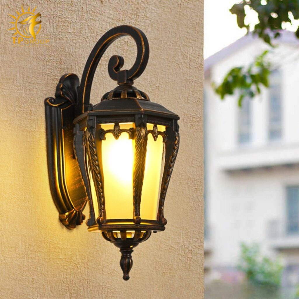 Đèn vách cổ điển ngoài trời TD155 16 Đèn vách cổ điển ngoài trời TD155