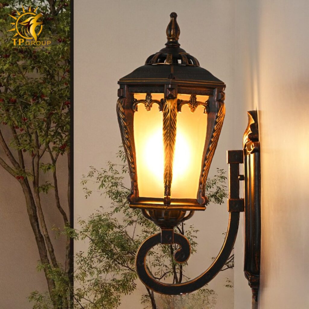 Đèn vách cổ điển ngoài trời TD155 19 Đèn vách cổ điển ngoài trời TD155