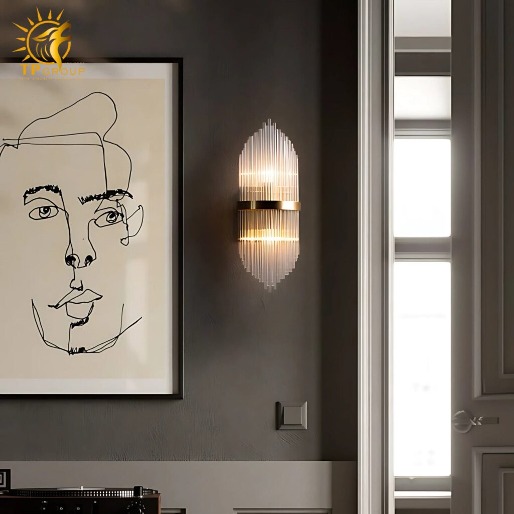 Đèn vách đũa thủy tinh VPL01 25 Đèn vách đũa thủy tinh VPL01