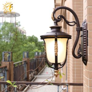 Đèn vách ngoài trời cổ điển 0148