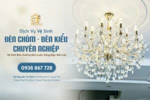 TP dịch vụ vệ sinh đèn chùm chuyên nghiệp