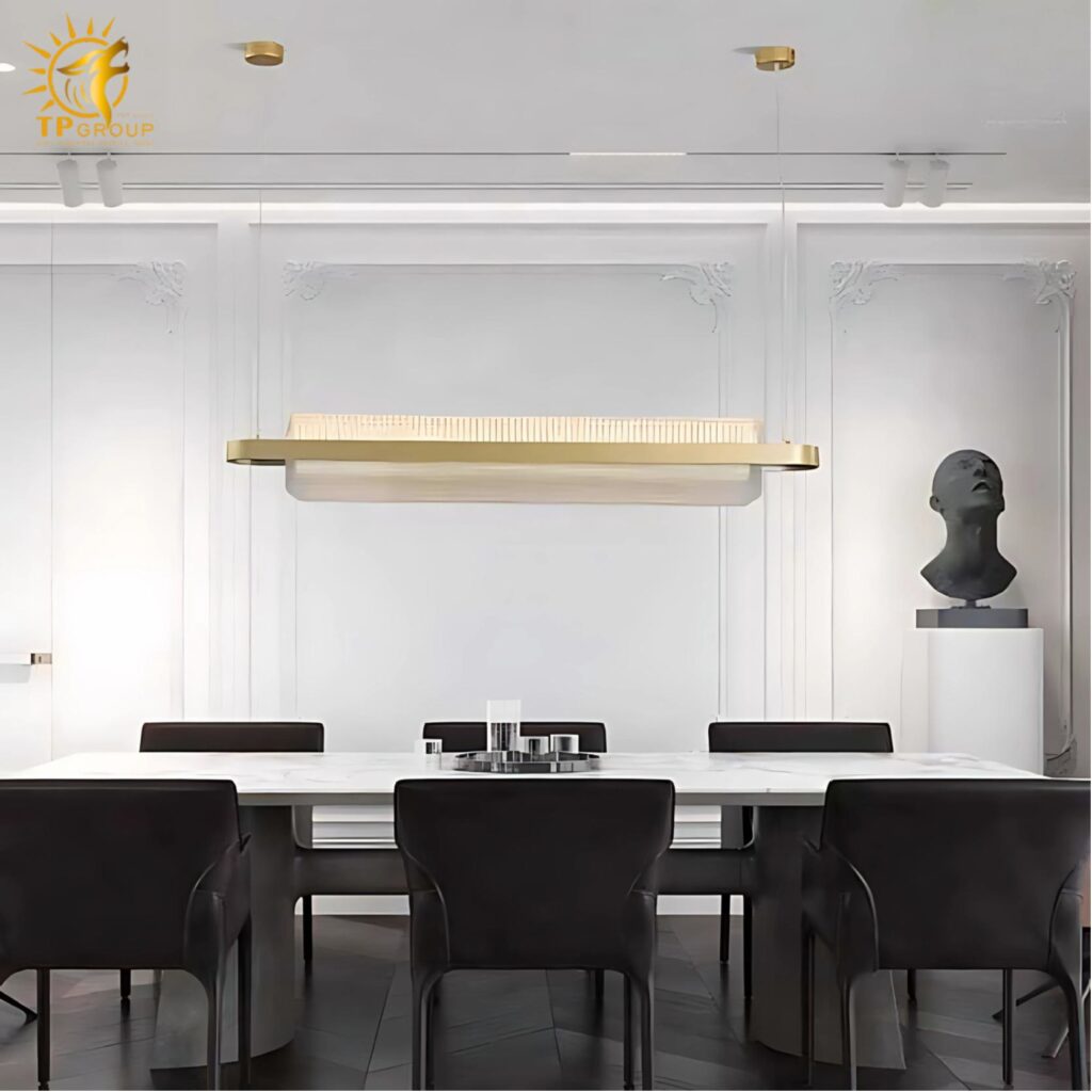 Đèn thả trần tấm lợp mái vòm dáng dài TPG-TTK93 18 Đèn thả trần tấm lợp mái vòm dáng dài TPG-TTK93