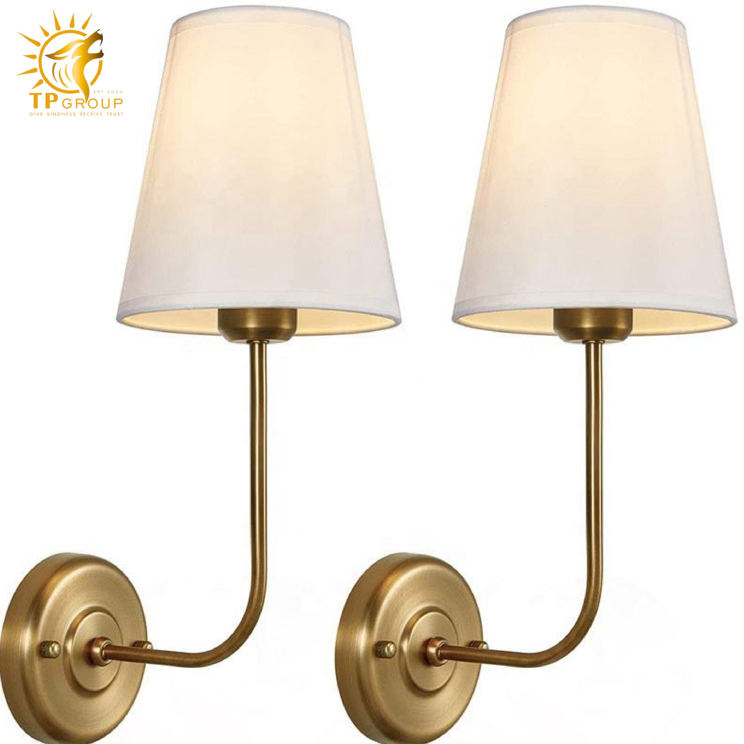 Đèn vách chao vải VDC02 7 Đèn vách chao vải VDC02