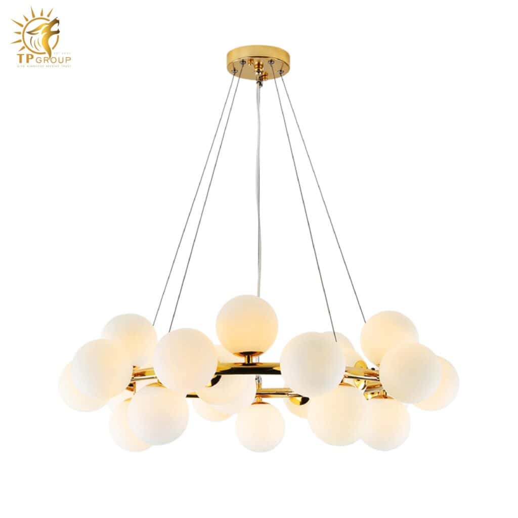 Đèn chùm thả hiện đại 6379 có 32 bóng 