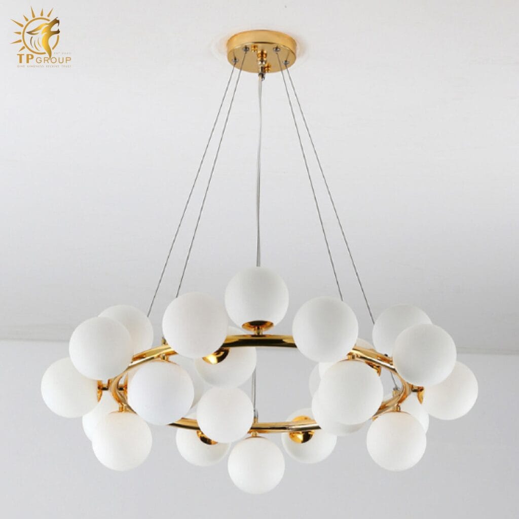 Đèn chùm thả hiện đại 6379 có 32 bóng 