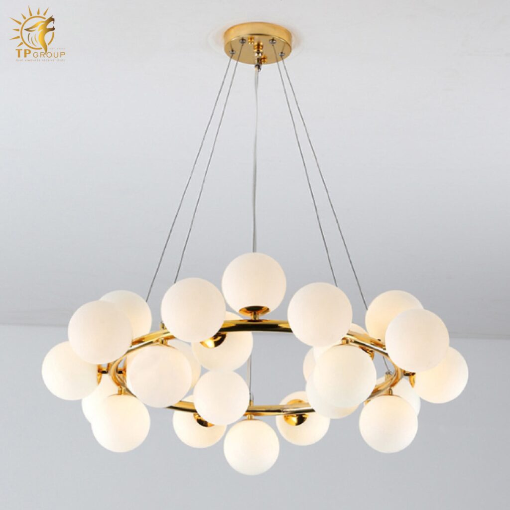 Đèn chùm thả hiện đại 6379 có 32 bóng 