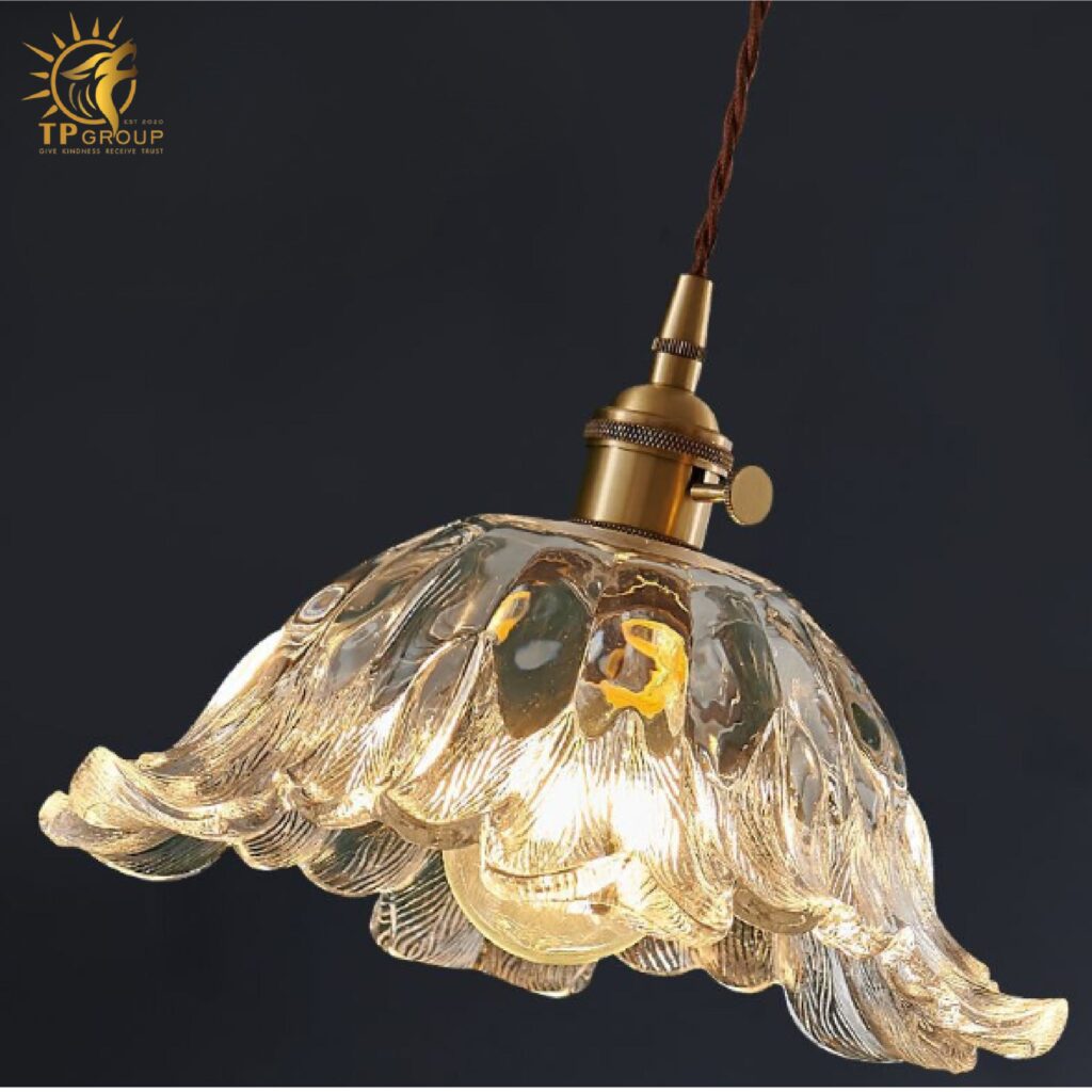 Đèn thả chau thủy tinh 3127 