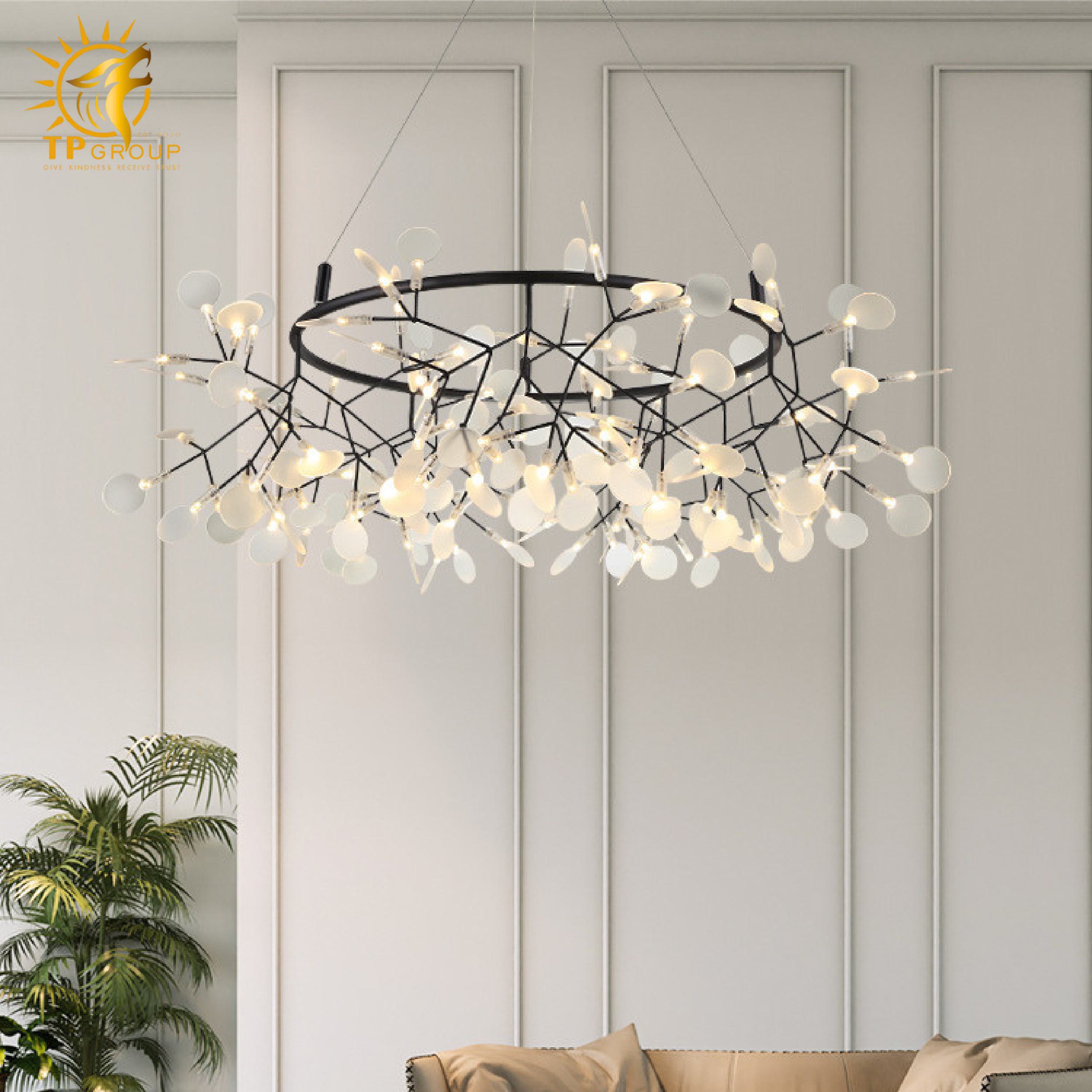 Đèn thả chùm Hera T6868A 9 Đèn thả chùm Hera T6868A