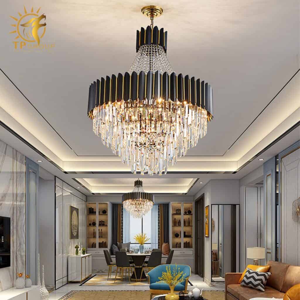 Đèn thả chùm pha lê cao cấp TH8246 