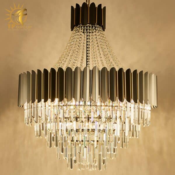Đèn thả chùm pha lê cao cấp TH8246