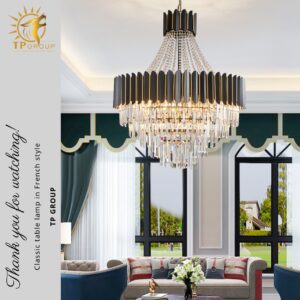 Đèn thả chùm pha lê cao cấp TH8246