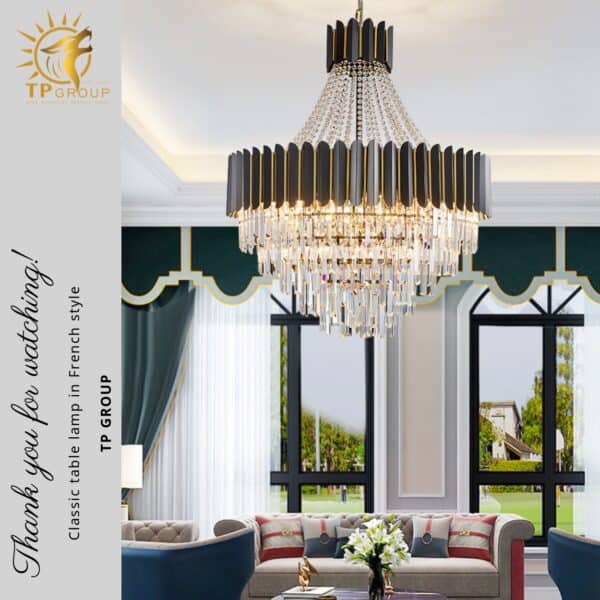 Đèn thả chùm pha lê cao cấp TH8246