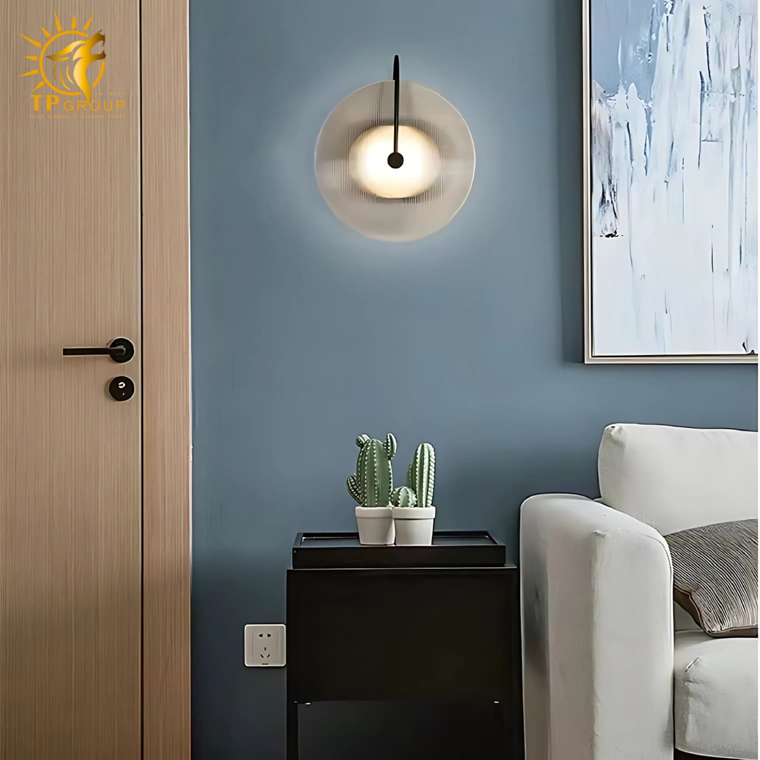 Đèn vách chau thủy tinh VK146 7 Đèn vách chau thủy tinh VK146