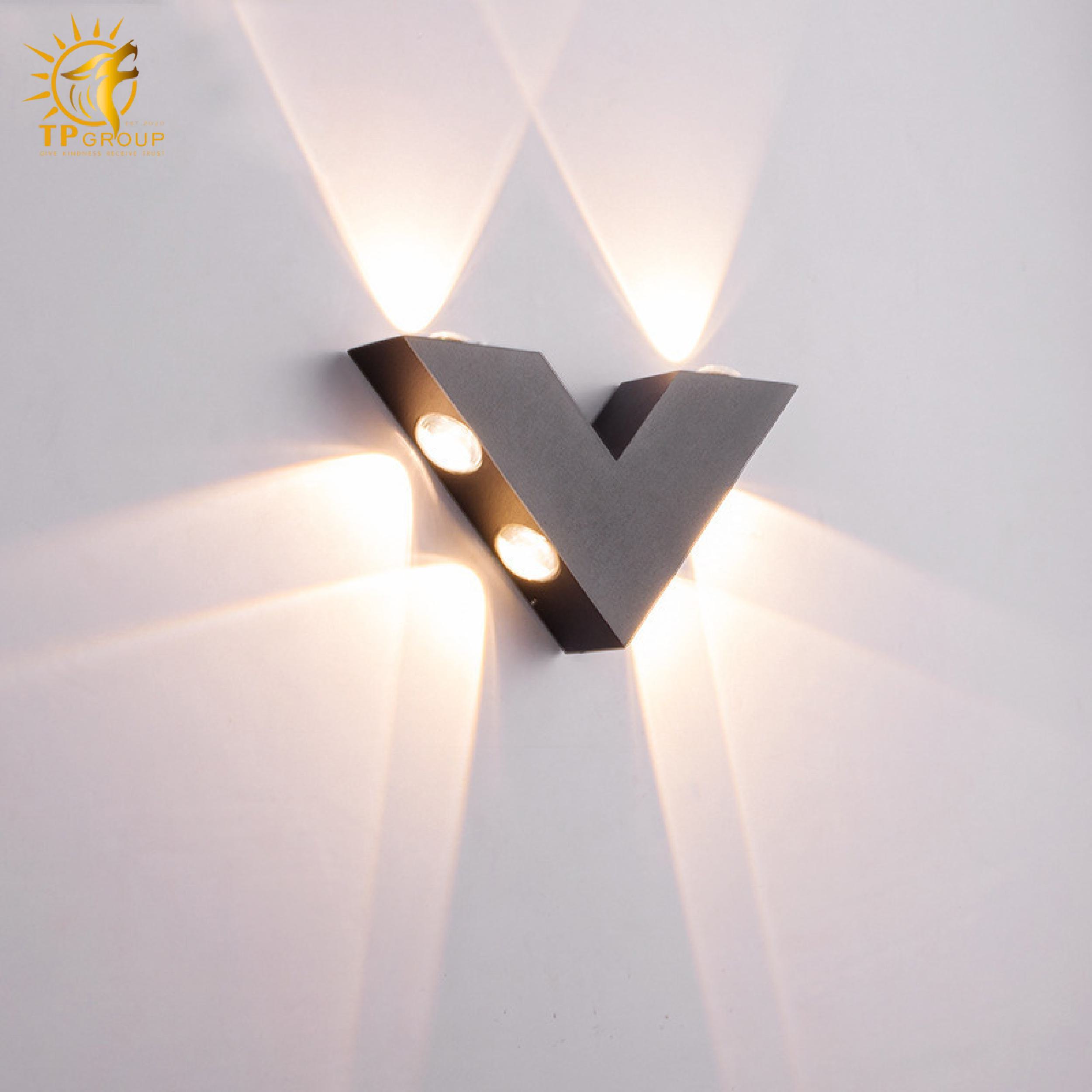 Đèn vách chiếu tia ngoài trời VNT093 5 Đèn vách chiếu tia ngoài trời VNT093