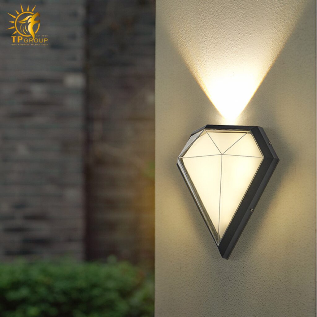 Đèn vách kiểu dáng kim cương CN345 9 Đèn vách kiểu dáng kim cương CN345