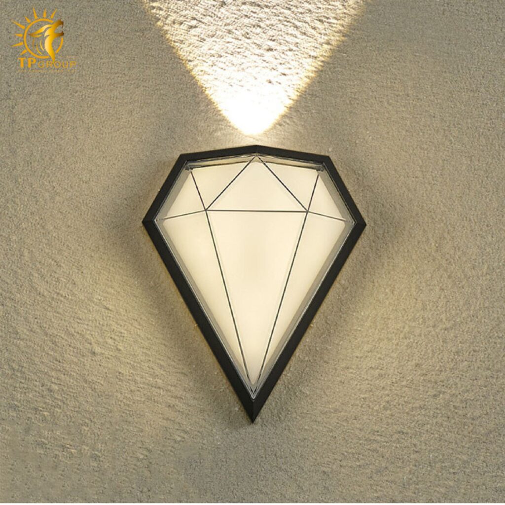Đèn vách kiểu dáng kim cương CN345 12 Đèn vách kiểu dáng kim cương CN345