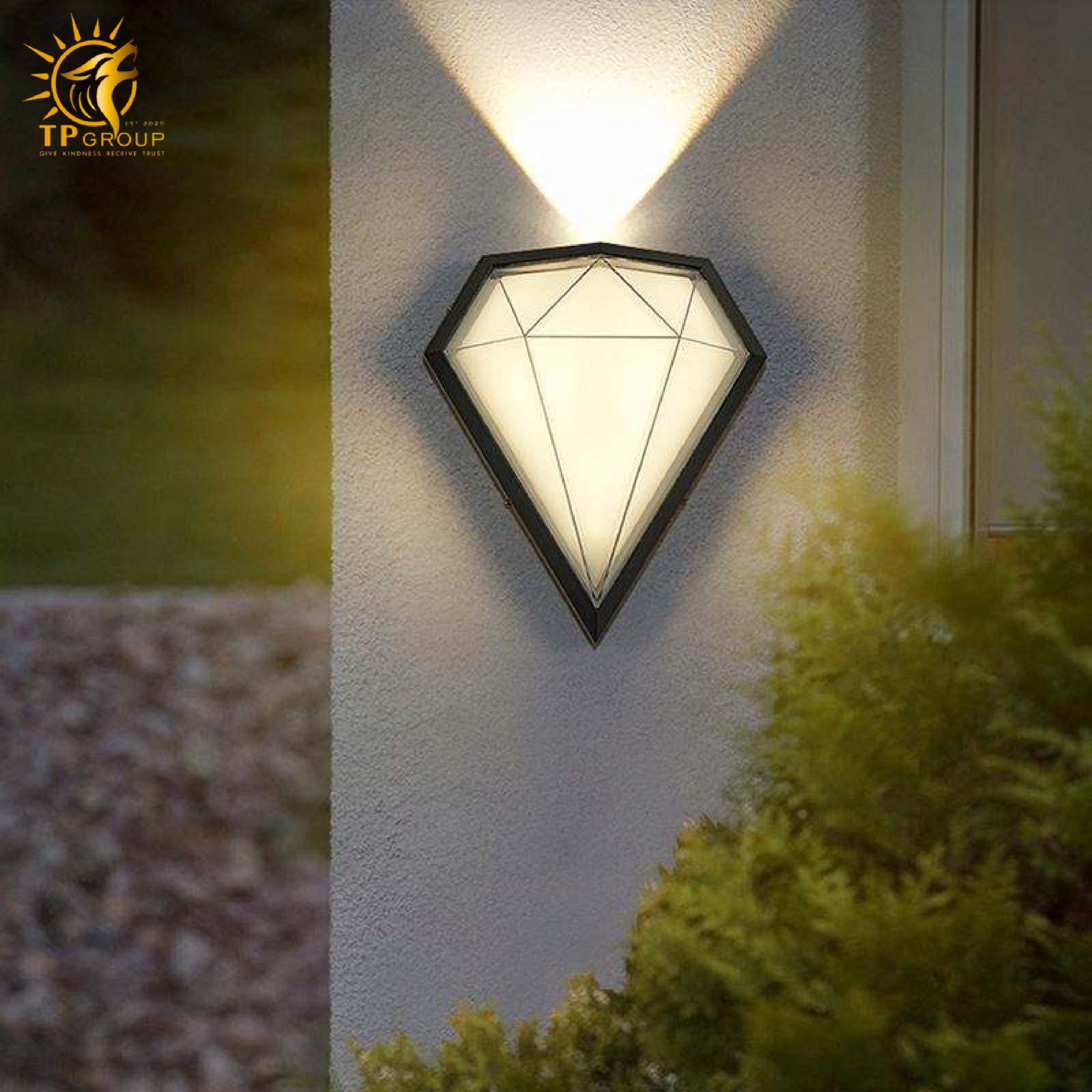 Đèn vách kiểu dáng kim cương CN345 5 Đèn vách kiểu dáng kim cương CN345
