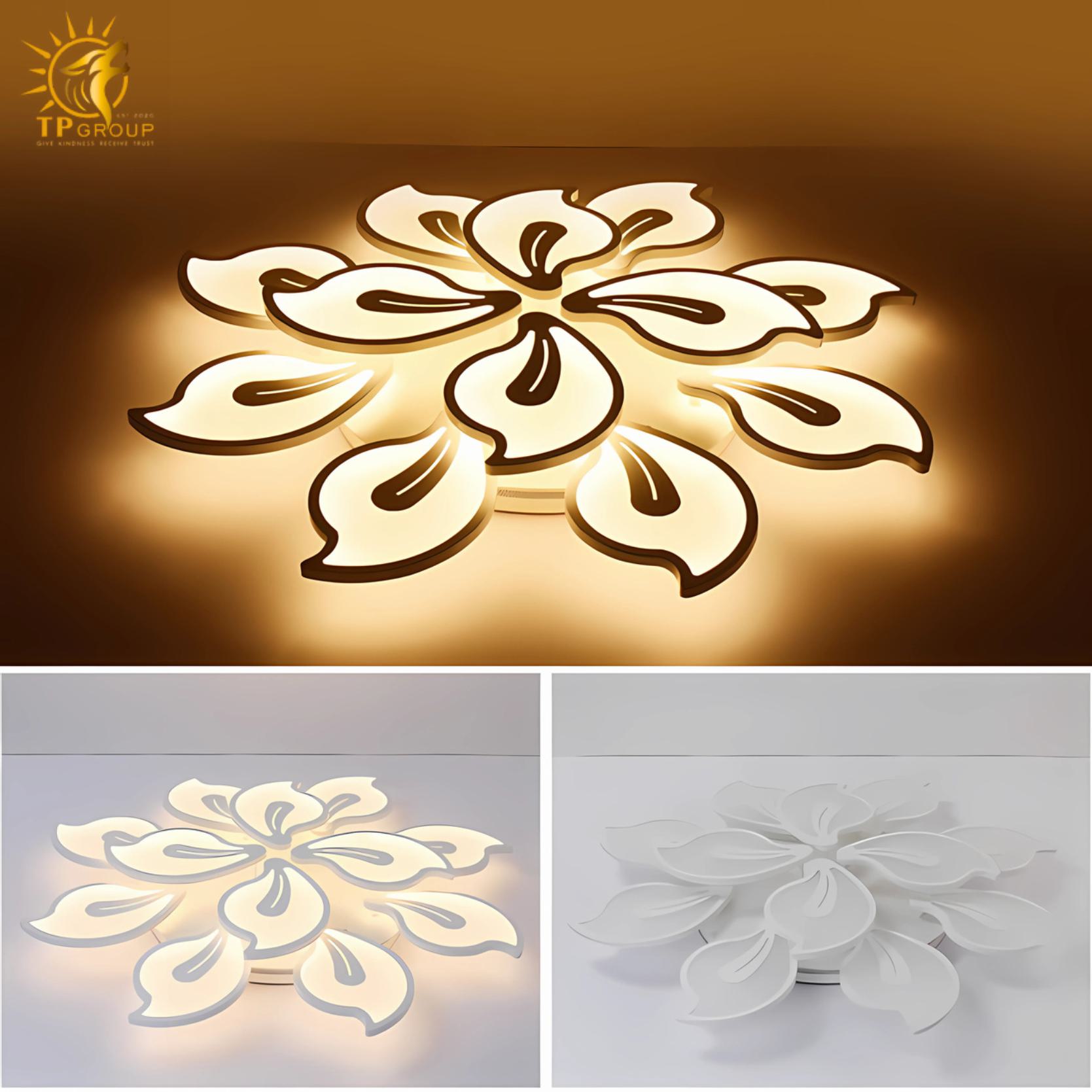 Đèn LED ốp trần TPG-MT3606/12 cánh 7 Đèn LED ốp trần TPG-MT3606/12 cánh