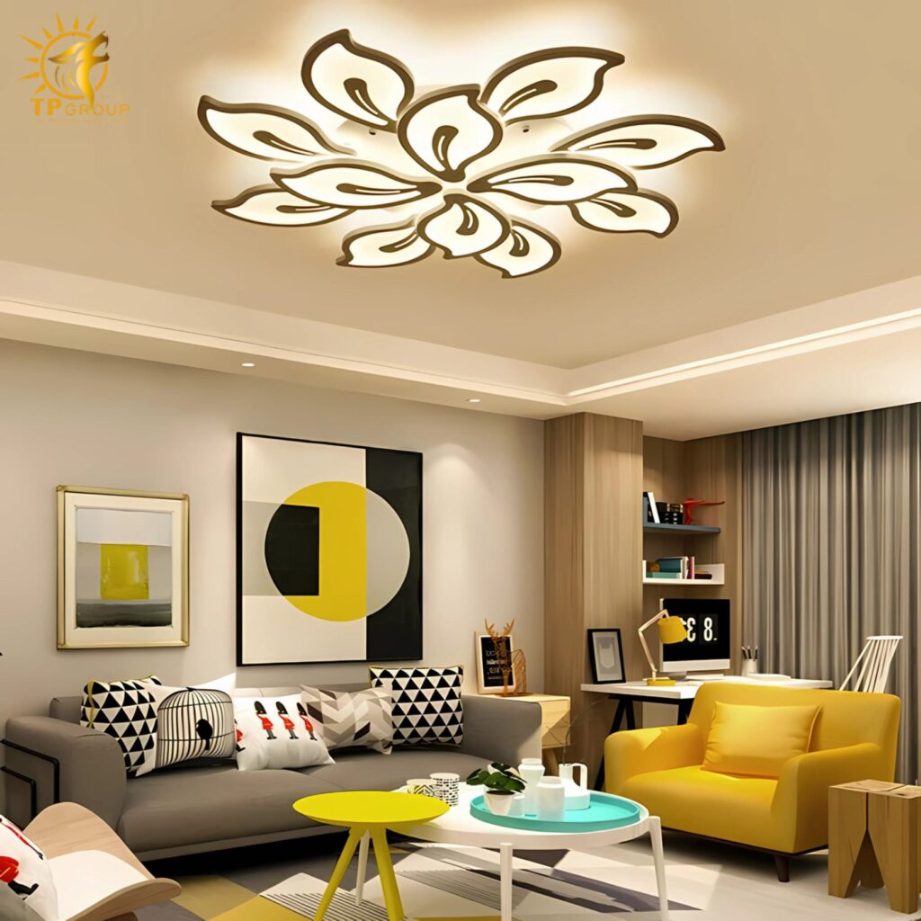 Đèn LED ốp trần TPG-MT3606/12 cánh 10 Đèn LED ốp trần TPG-MT3606/12 cánh