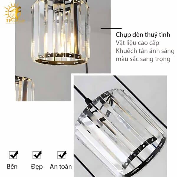 Đèn thả pha lê TPG-DT9573