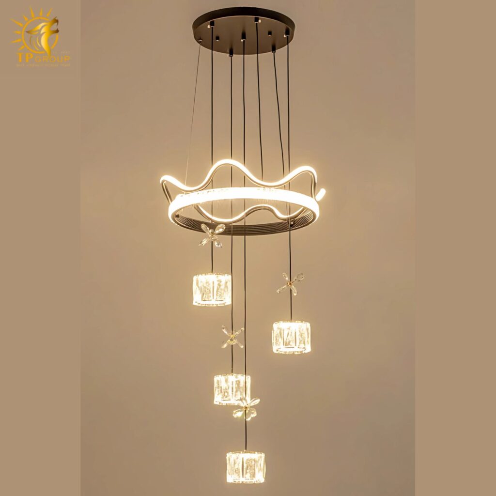 Đèn thả trần LED pha lê TPG-THDBA05