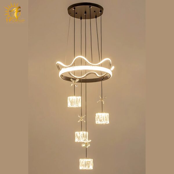 Đèn thả trần LED pha lê TPG-THDBA05