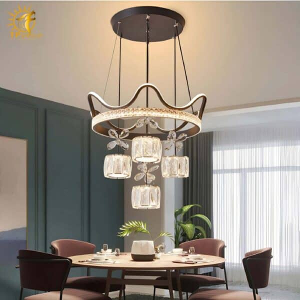 Đèn thả trần LED pha lê TPG-THDBA05