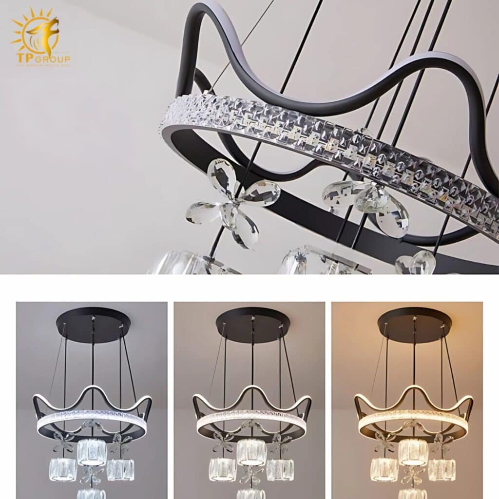 Đèn thả trần LED pha lê TPG-THDBA05